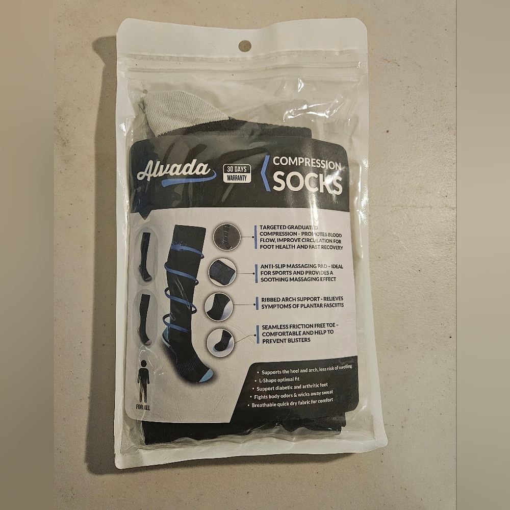 Black Compression Socks for Women